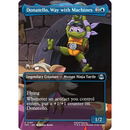 Donatello, Way with Machines (Borderless) (TMT-197) - Teenage Mutant Ninja Turtles