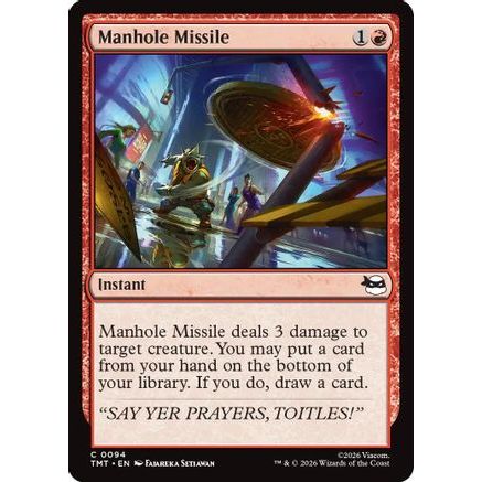 Manhole Missile (TMT-094) - Teenage Mutant Ninja Turtles Foil