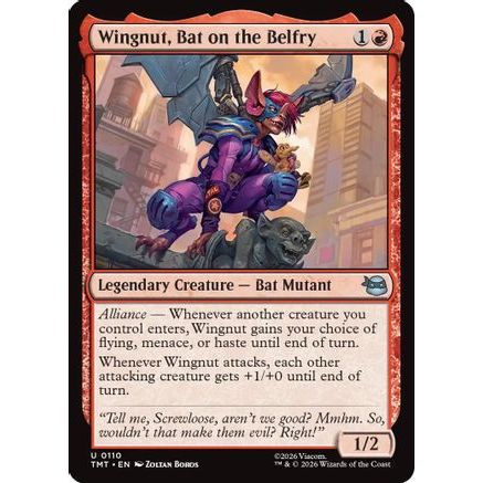 Wingnut, Bat on the Belfry (TMT-110) - Teenage Mutant Ninja Turtles Foil
