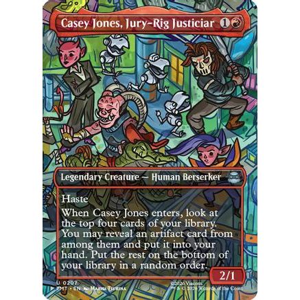 Casey Jones, Jury-Rig Justiciar (Borderless) (TMT-207) - Teenage Mutant Ninja Turtles