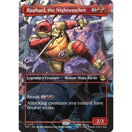 Raphael, the Nightwatcher (Borderless) (TMT-213) - Teenage Mutant Ninja Turtles