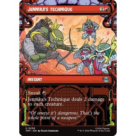 Jennika's Technique (Showcase) (TMT-236) - Teenage Mutant Ninja Turtles