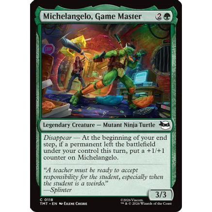 Michelangelo, Game Master (TMT-118) - Teenage Mutant Ninja Turtles