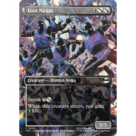 Foot Ninjas (Borderless) (TMT-209) - Teenage Mutant Ninja Turtles