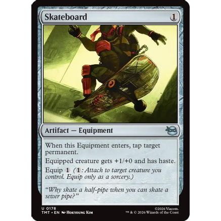 Skateboard (TMT-178) - Teenage Mutant Ninja Turtles Foil