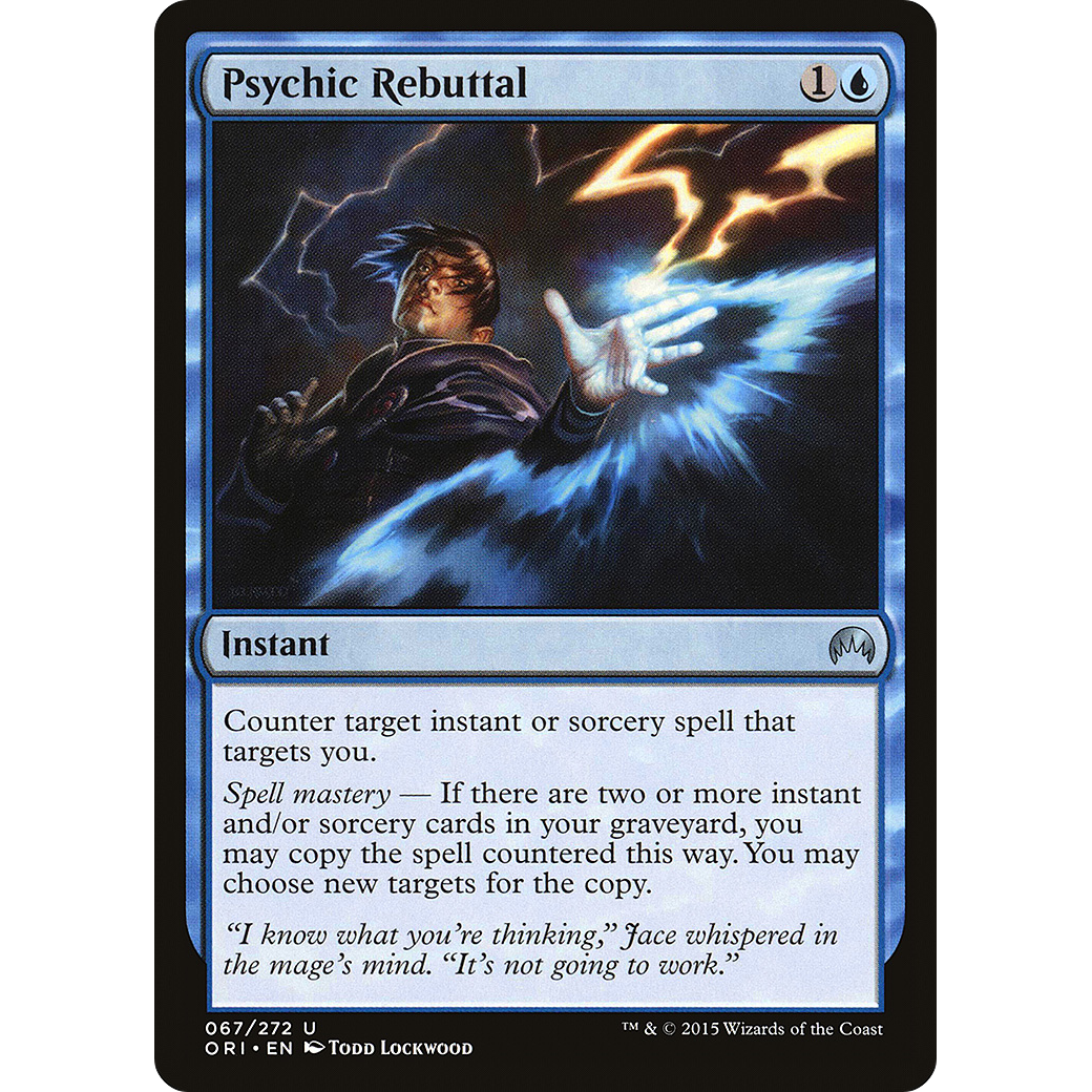Psychic Rebuttal (ORI-067) - Magic Origins Foil