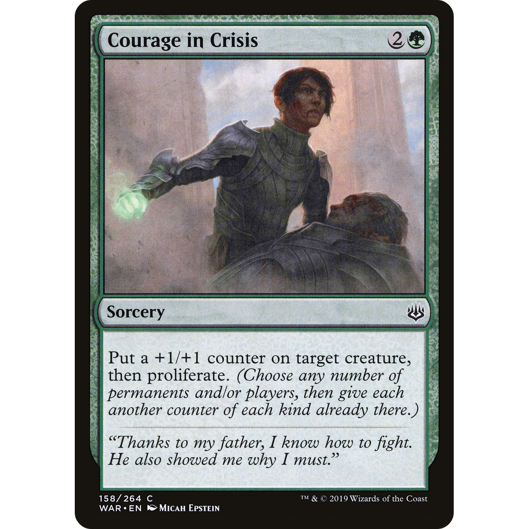 Courage in Crisis (WAR-158) - War of the Spark Foil
