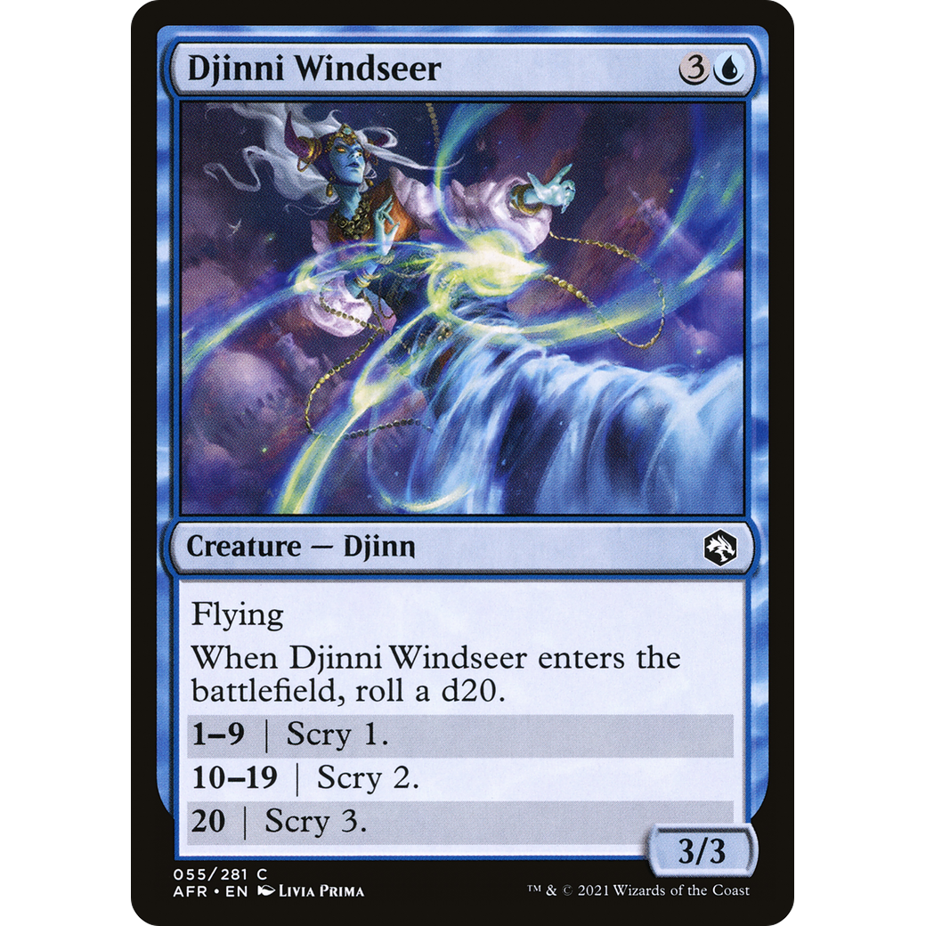 Djinni Windseer (AFR-055) - Adventures in the Forgotten Realms Foil