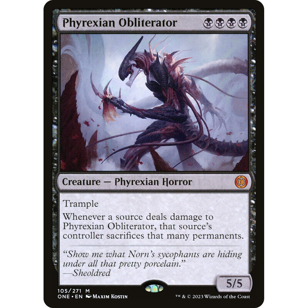 Phyrexian Obliterator (ONE-105) - Phyrexia: All Will Be One Foil