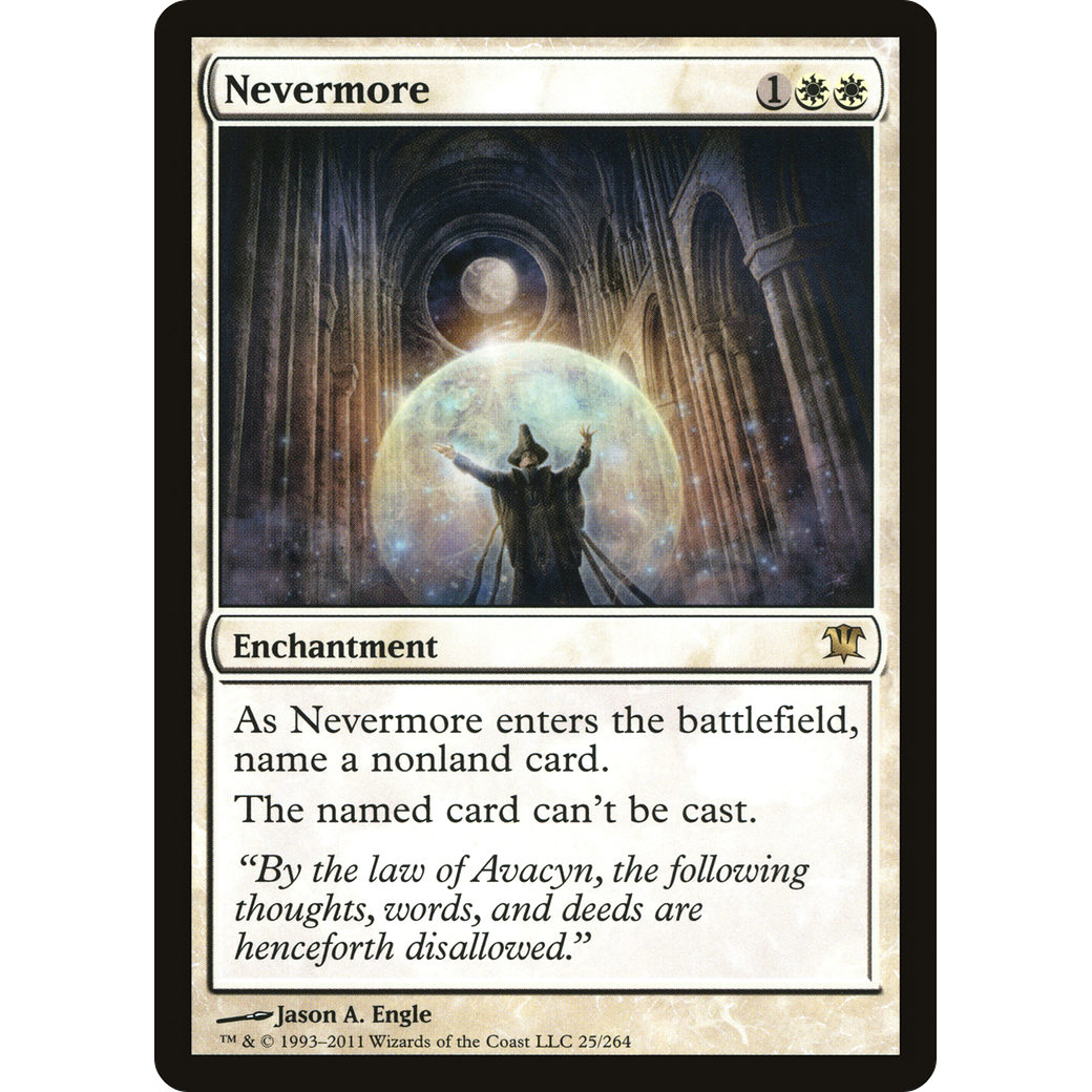 Nevermore (ISD-025) - Innistrad Foil