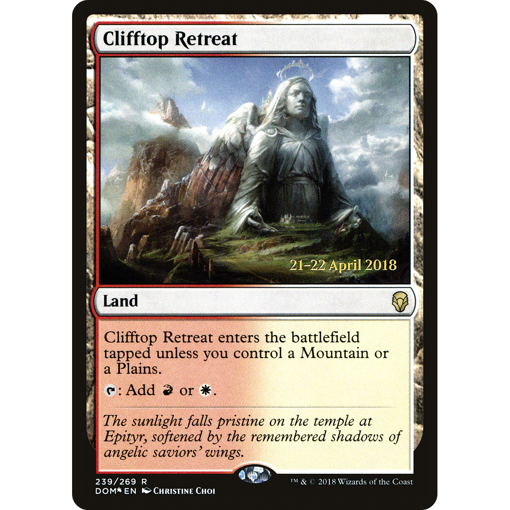 Clifftop Retreat (PRE-239) - Dominaria Promos Foil