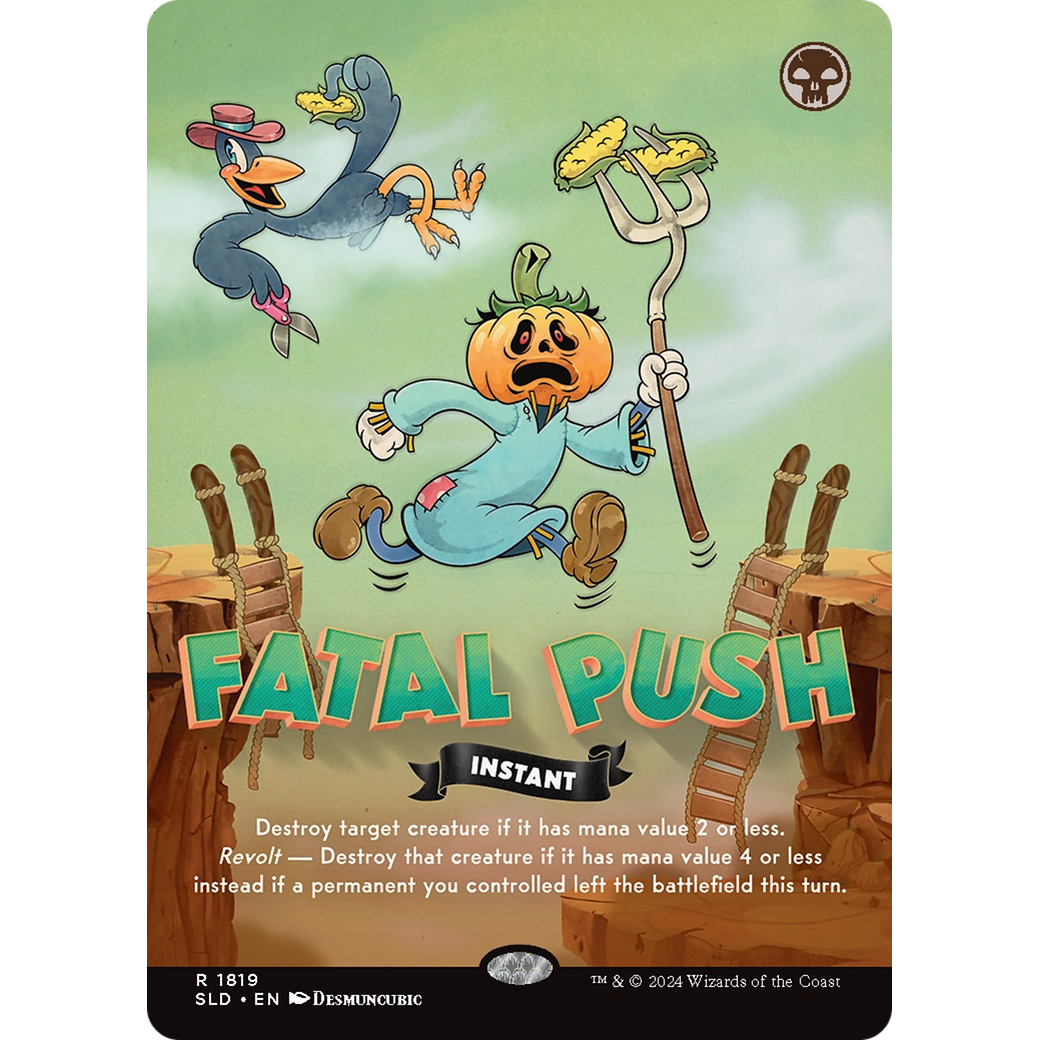 Fatal Push (1819) (SLD-1819) - Secret Lair Drop (Borderless)