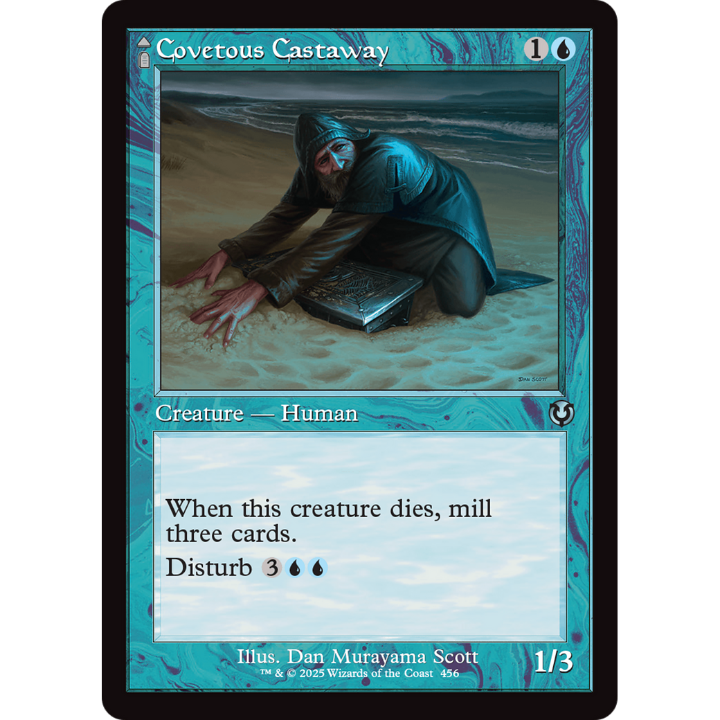 Covetous Castaway // Ghostly Castigator (INR-456) - Innistrad Remastered: (tombstone) Foil