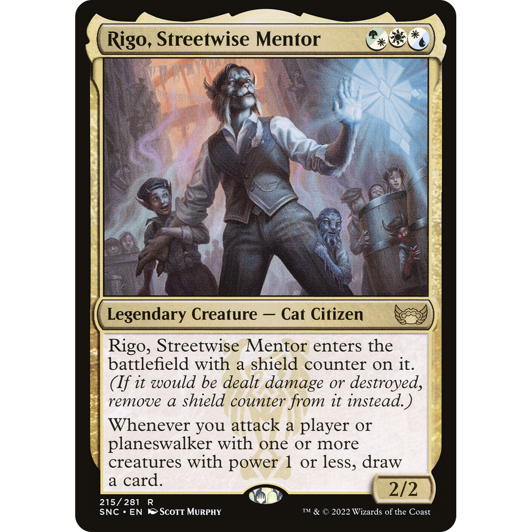 Rigo, Streetwise Mentor (SNC-215) - Streets of New Capenna Foil