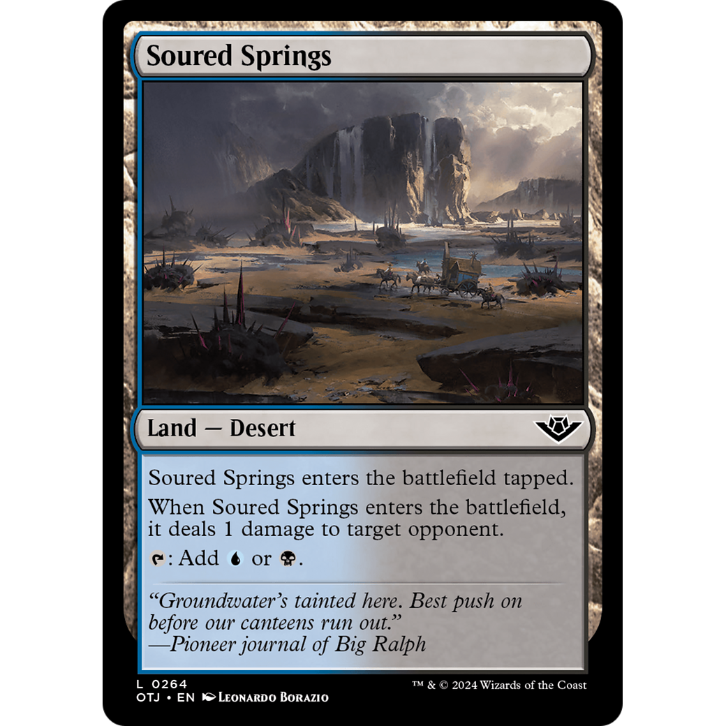 Soured Springs (OTJ-264) - Outlaws of Thunder Junction Foil