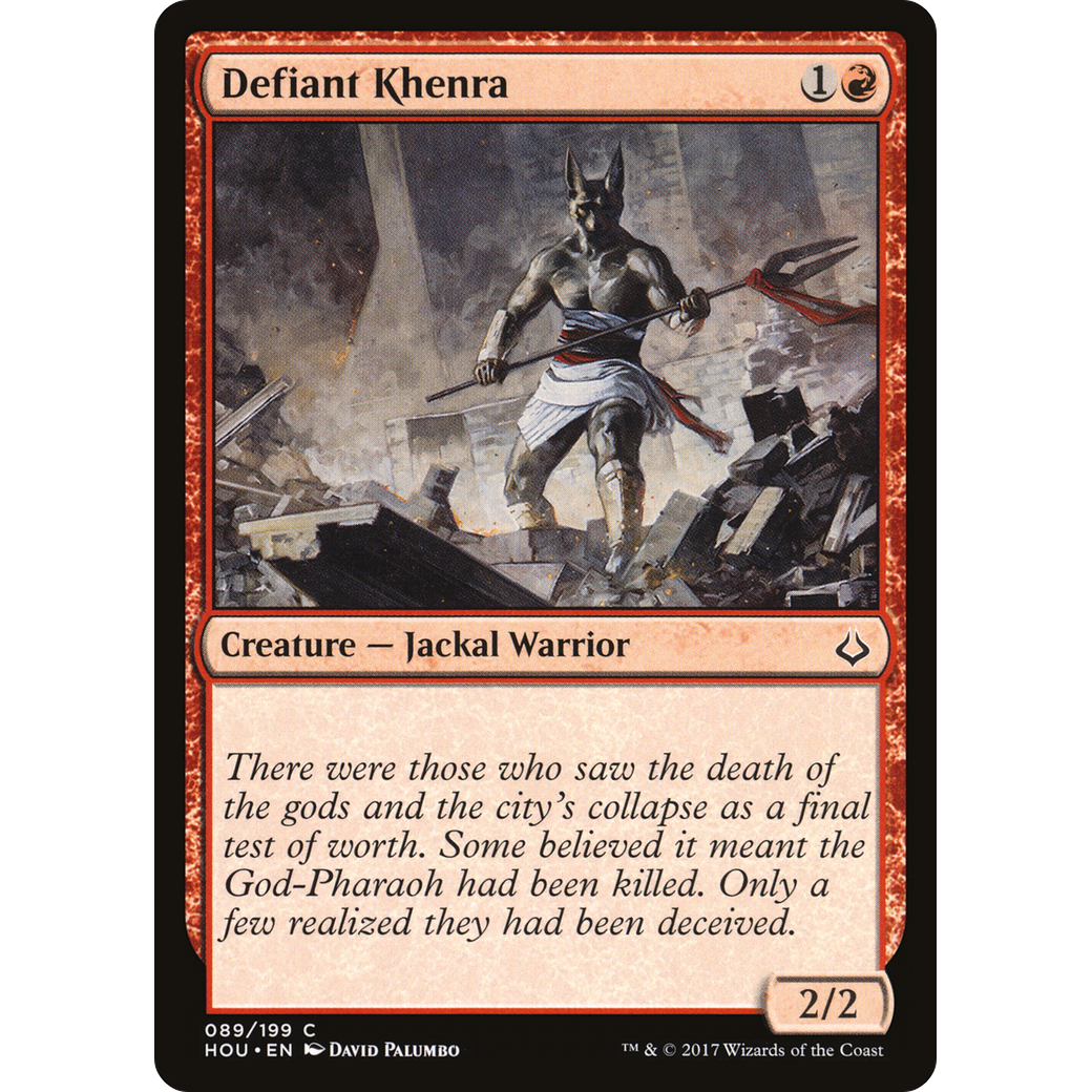 Defiant Khenra (HOU-089) - Hour of Devastation Foil