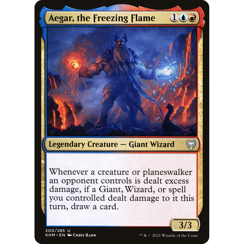 Aegar, the Freezing Flame (KHM-200) - Kaldheim Foil