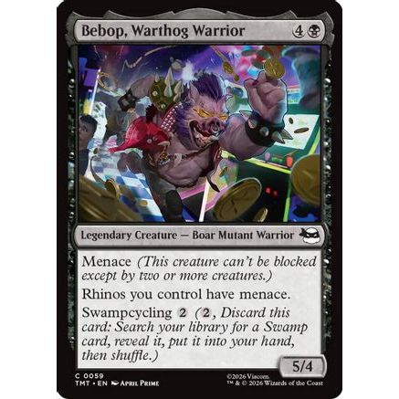 Bebop, Warthog Warrior (TMT-059) - Teenage Mutant Ninja Turtles