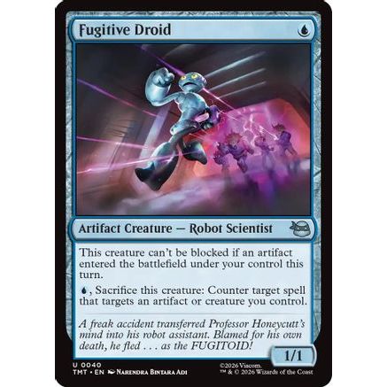 Fugitive Droid (TMT-040) - Teenage Mutant Ninja Turtles Foil