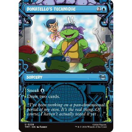 Donatello's Technique (Showcase) (TMT-228) - Teenage Mutant Ninja Turtles