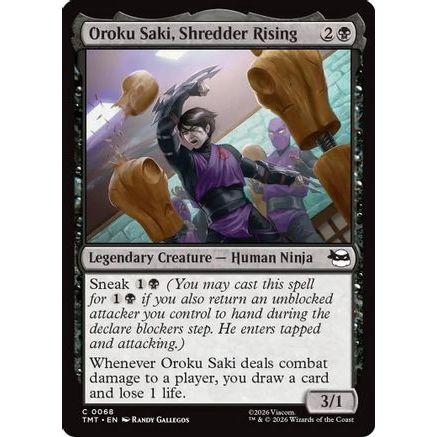 Oroku Saki, Shredder Rising (TMT-068) - Teenage Mutant Ninja Turtles