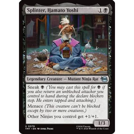 Splinter, Hamato Yoshi (TMT-079) - Teenage Mutant Ninja Turtles Foil