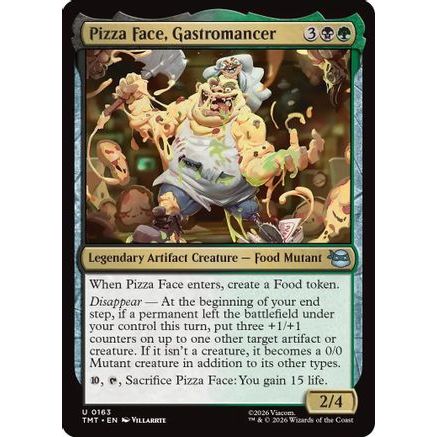 Pizza Face, Gastromancer (TMT-163) - Teenage Mutant Ninja Turtles Foil
