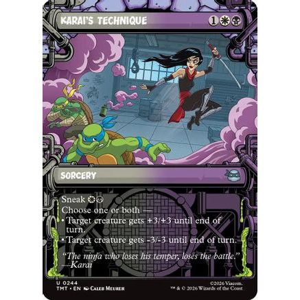 Karai's Technique (Showcase) (TMT-244) - Teenage Mutant Ninja Turtles