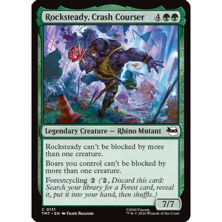 Rocksteady, Crash Courser (TMT-131) - Teenage Mutant Ninja Turtles Foil