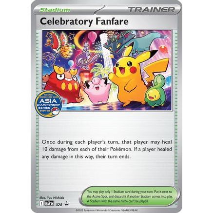 Celebratory Fanfare (Asia Championship Series 24-25) 28 - ME Mega Evolution Promo
