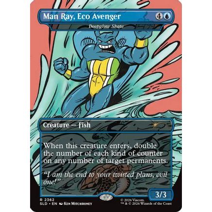 Man Ray, Eco Avenger - Deepglow Skate (SLD-2362) - Secret Lair Drop Series Foil