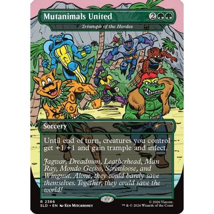 Mutanimals United - Triumph of the Hordes (SLD-2366) - Secret Lair Drop Series Foil