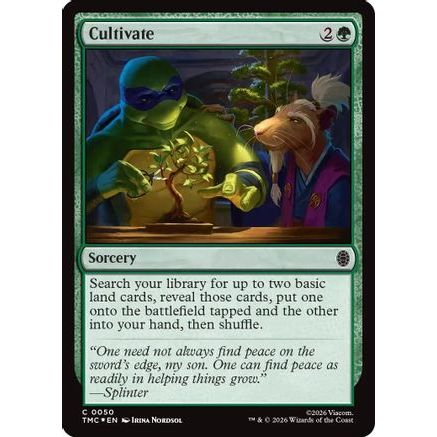 Cultivate (Surge Foil) (TMC-050) - Commander: Teenage Mutant Ninja Turtles Foil