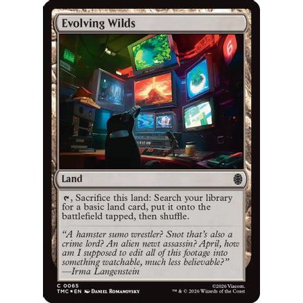 Evolving Wilds (Surge Foil) (TMC-065) - Commander: Teenage Mutant Ninja Turtles Foil