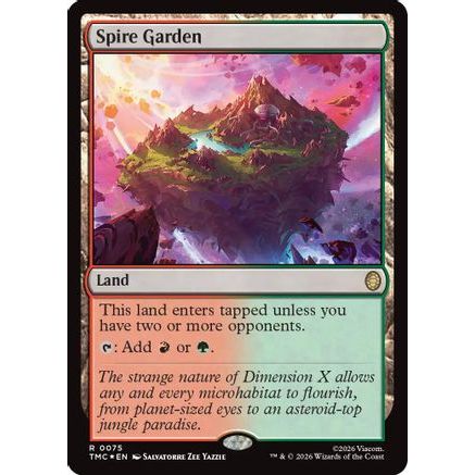 Spire Garden (Surge Foil) (TMC-075) - Commander: Teenage Mutant Ninja Turtles Foil
