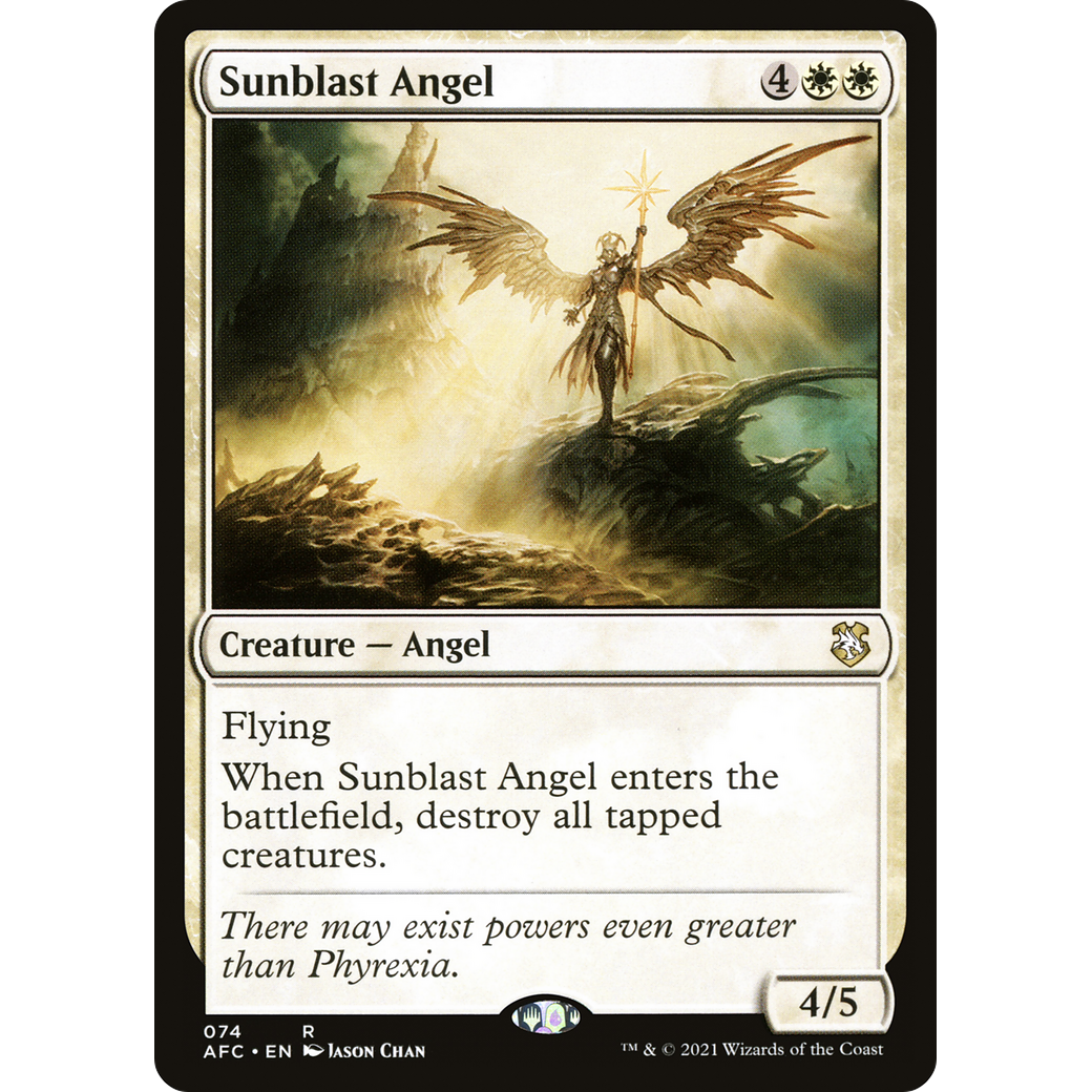 Sunblast Angel (AFC-074) - Forgotten Realms Commander