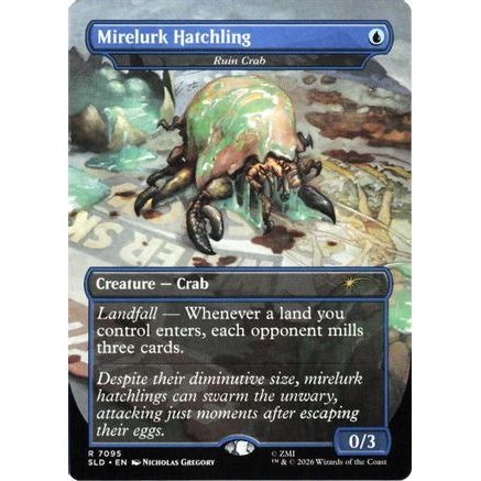 Mirelurk Hatchling - Ruin Crab (SLD-7095) - Secret Lair Drop Series Foil