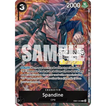 Spandine (Offline Regional Champion Card Set 2025 Vol.1) (EB01-043) - One Piece Promotion Cards Foil
