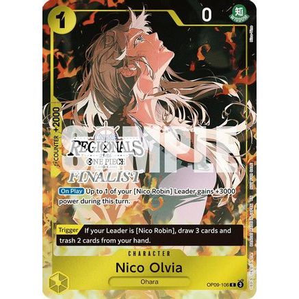 Nico Olvia (Online Regional Finalist Card Set 2025 Vol.1) (OP09-106) - One Piece Promotion Cards Foil