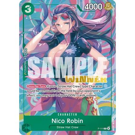 Nico Robin (Heroines Battle Winner Pack) (P-111) - One Piece Promotion Cards Foil