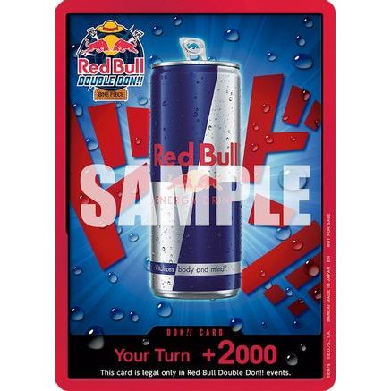 DON!! Card (Red Bull Double Don!!) - One Piece Promotion Cards Foil