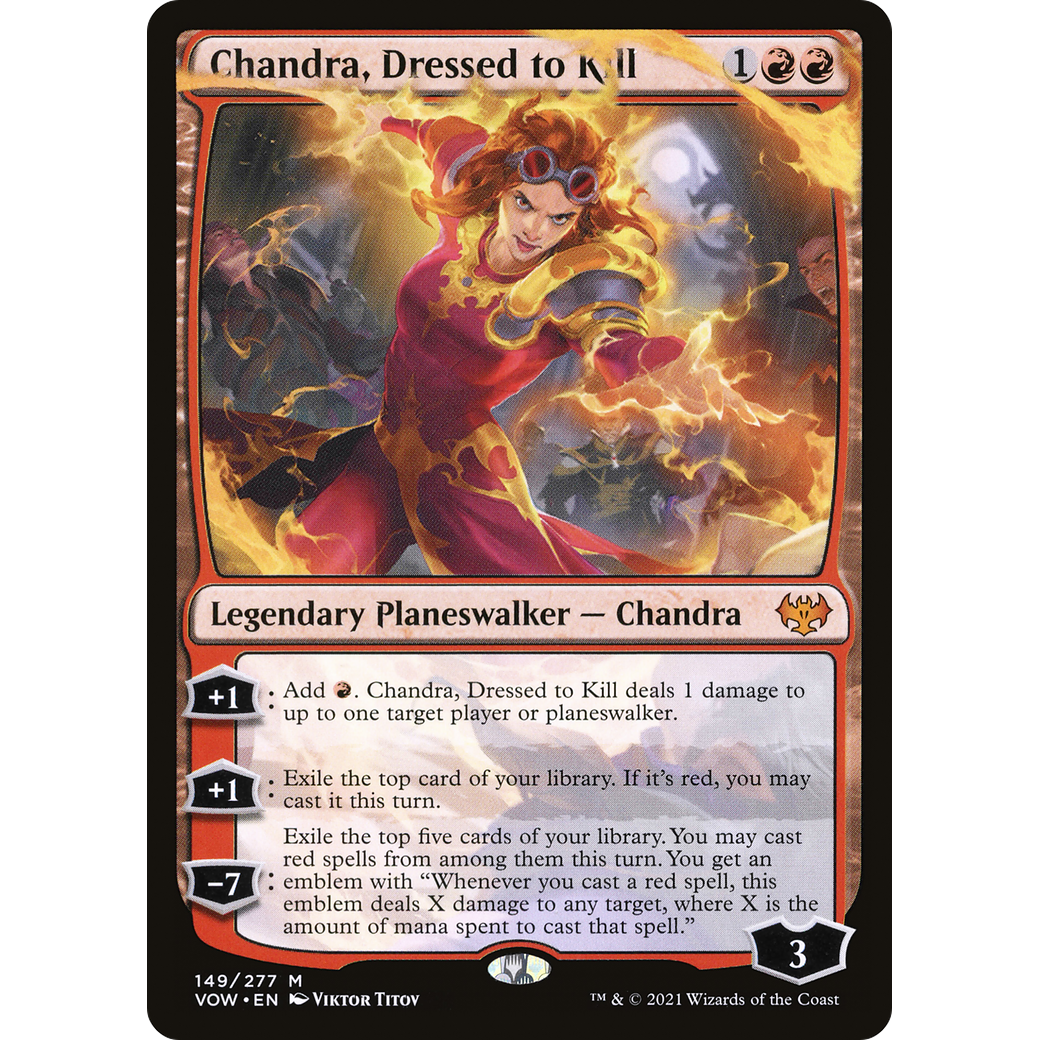 Chandra, Dressed to Kill (VOW-149) - Innistrad: Crimson Vow Foil