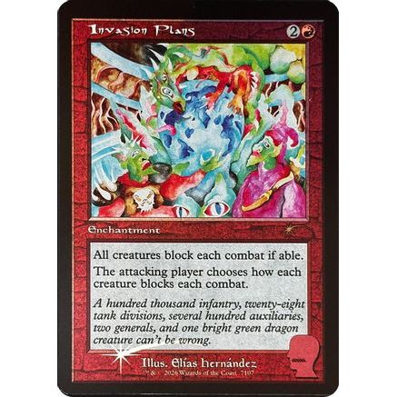 Invasion Plans (SLD-7107) - Secret Lair Drop Series Foil