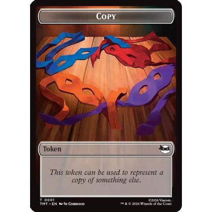 Copy // Mutagen Double-Sided Token (TMT-1 // 9) - Teenage Mutant Ninja Turtles