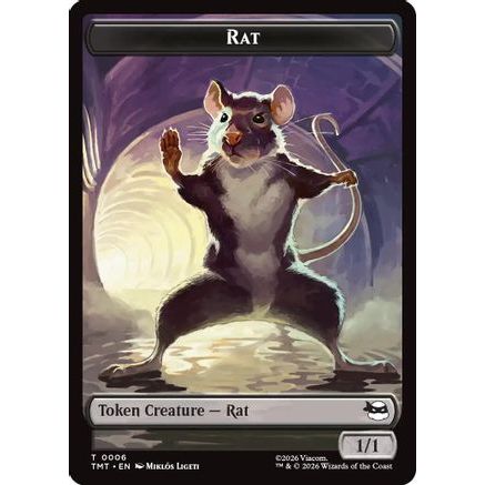 Rat // Copy Double-Sided Token (TMT-6 // 1) - Teenage Mutant Ninja Turtles