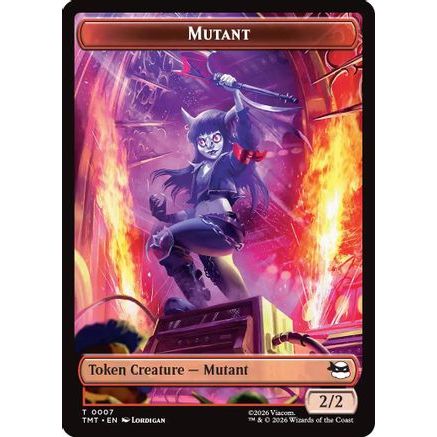 Mutant // Ninja Turtle Spirit Double-Sided Token (TMT-7 // 3) - Teenage Mutant Ninja Turtles