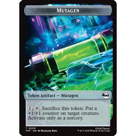 Mutagen // Food Double-Sided Token (TMT-9 // 8) - Teenage Mutant Ninja Turtles