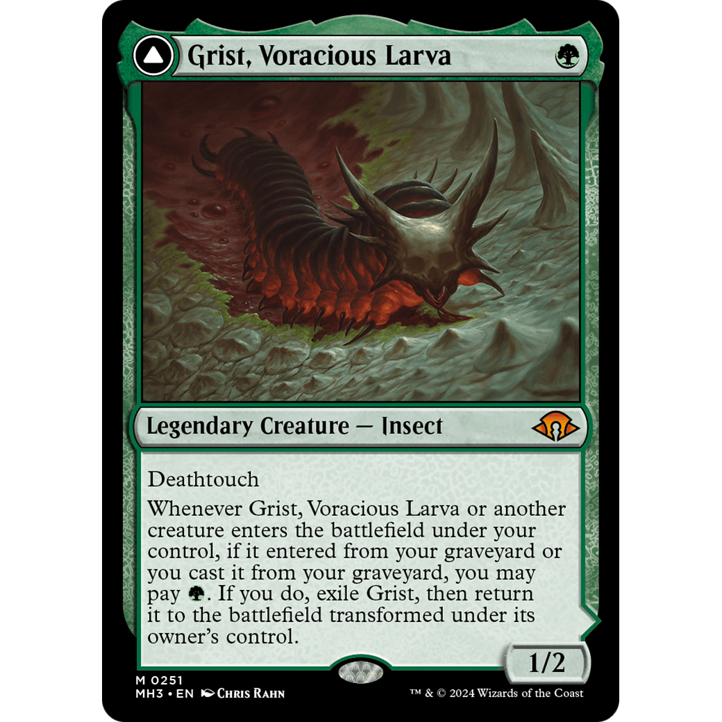 Grist, Voracious Larva // Grist, the Plague Swarm (MH3-251) - Modern Horizons 3