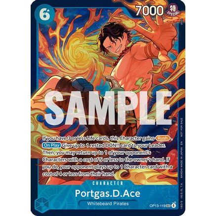 Portgas.D.Ace (119) (Store Treasure Cup 2026) (OP13-119) - One Piece Promotion Cards Foil