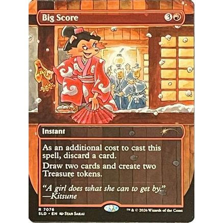 Big Score (7076) (SLD-7076) - Secret Lair Drop Series Foil
